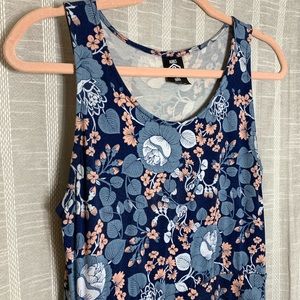 A&D Small Blue Floral Fisher Sun Dress